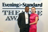The couple attending the 67th Evening Standard Theatre Awards (Image via Alan Chapman/Dave Benett/Getty Images)